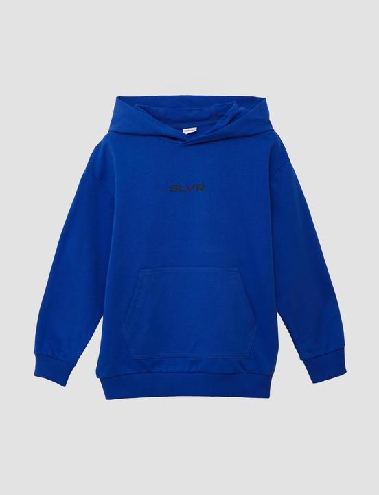 Produktbild s.Oliver Sweatshirt Oversize-Hoodie mit Front- und Rückenprint (146, 152)