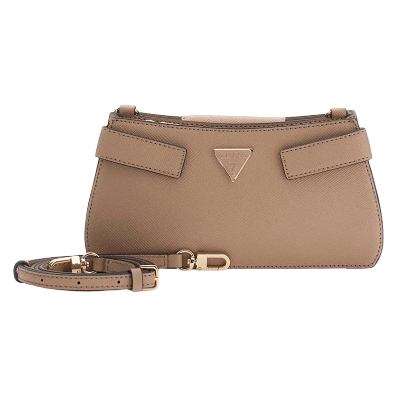 Guess, Damen, Handtasche, Serenova Mini Crossbody Bag, Beige