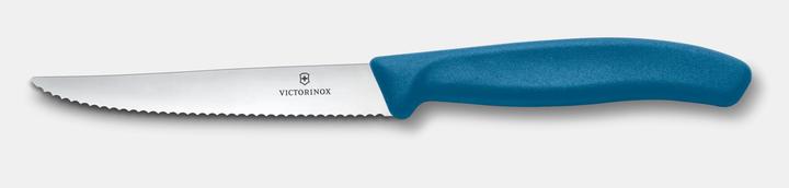 Image du produit Victorinox Swiss Classic, Couteau à steak et à pizza, 11cm, denté, bleu (1 pièce(s), Couteau)