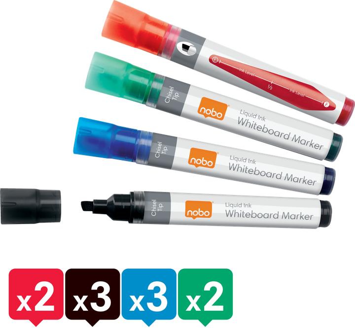 Immagine prodotto Nobo N-Marker Viscom 4mm 1915386 ass. 10 pezzi (10x)