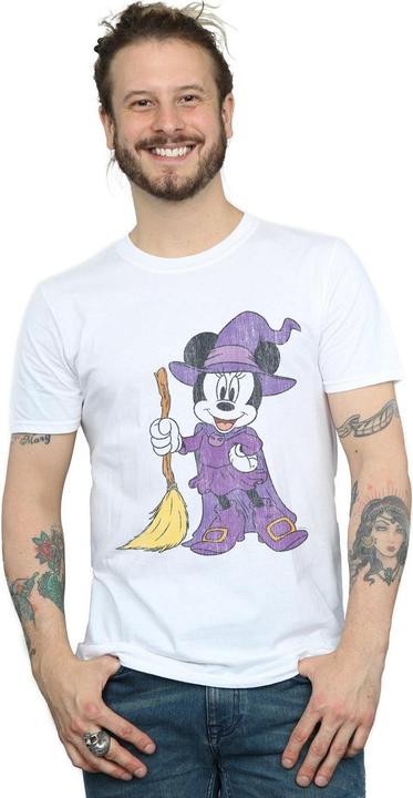Actual product image Disney Mens Minnie Mouse Witch Costume T-Shirt (S)