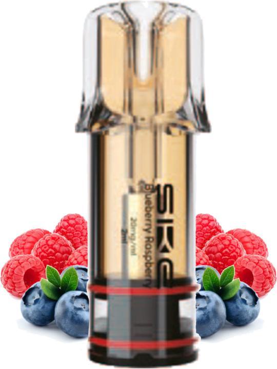 Actual product image SKE Crystal Plus Blueberry Rasperry - E-Pod refill - 2 pcs. à 2 ml (Bilberry, Raspberry)