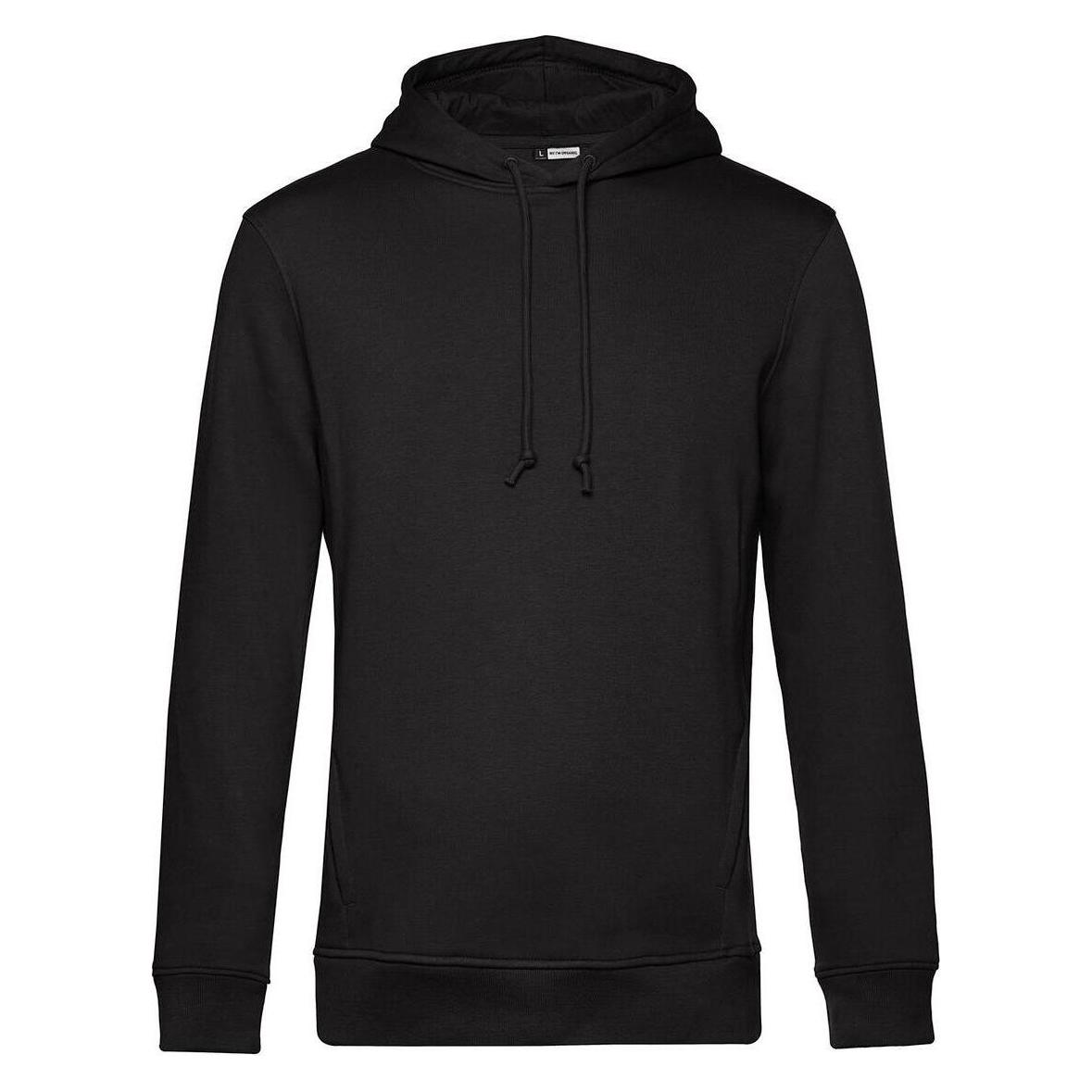 B&C, Herren, Pullover, Organic, Schwarz, (M)