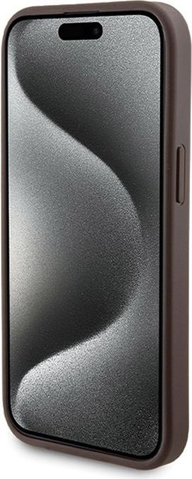 Produktbild Guess Zestaw GUBPM5P15S4GEMGW iPhone 15 6.1" hardcase + Powerbank 5000mAh MagSafe brązowy/brown 4G M (Apple iPhone 15)