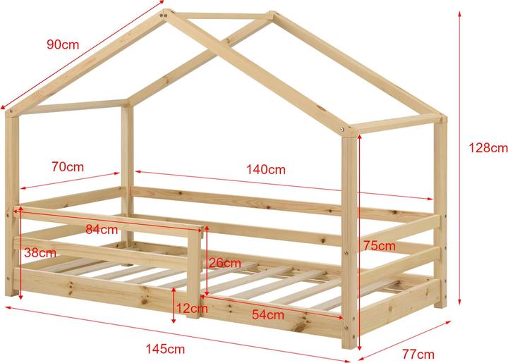 Produktbild En.Casa Knätten (70 x 140 cm)