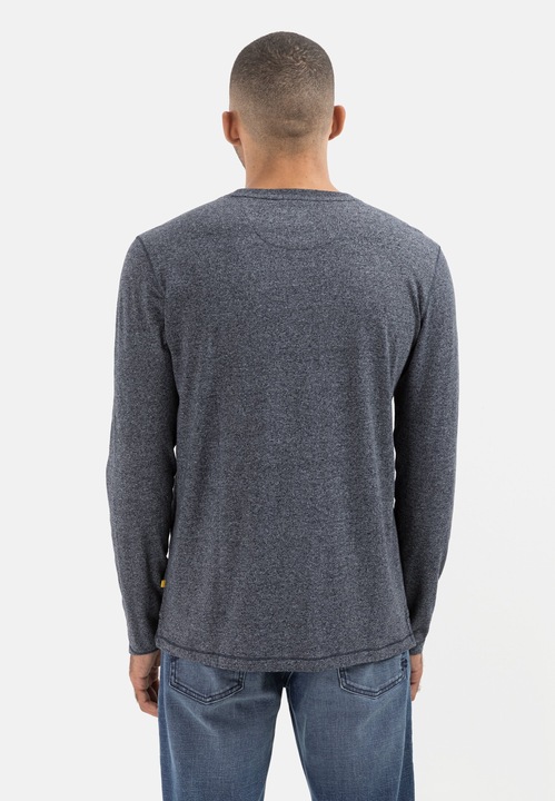 Actual product image Camel Active Long sleeve henley shirt in sustainable cotton mix (XL)