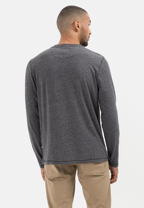 Produktbild Camel Active Langarm Henleyshirt aus nachhaltigen Baumwollmix (L)