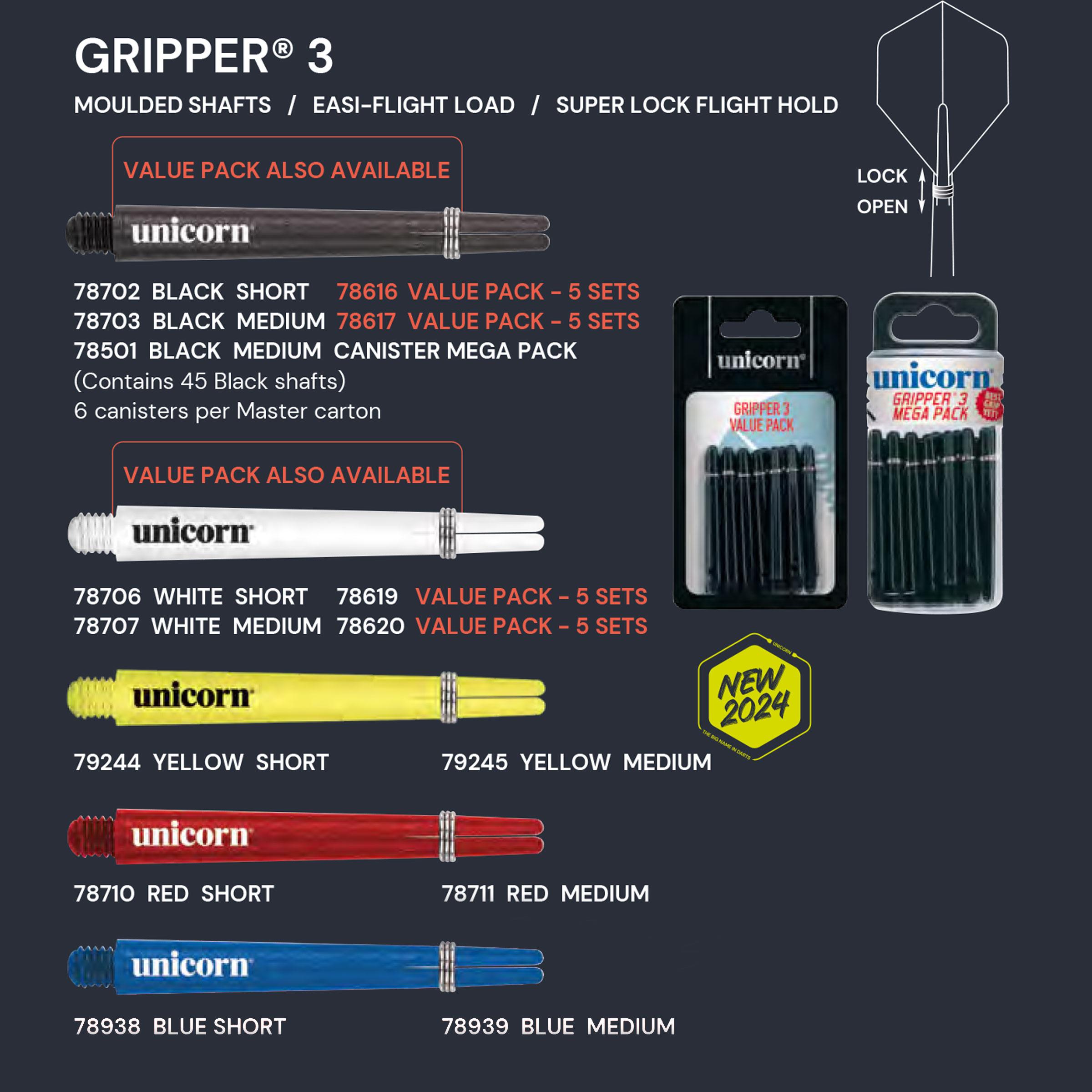 Unicorn Gripper 3 Shaft (XS (30 mm))