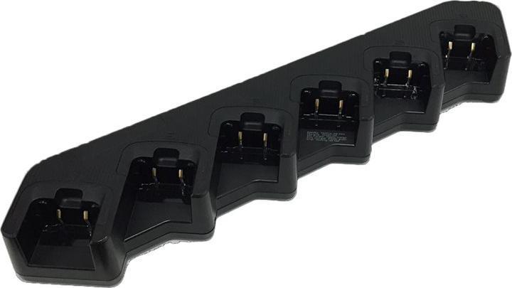 Actual product image Hytera 6-way multicharger for BD5 and BD6 series