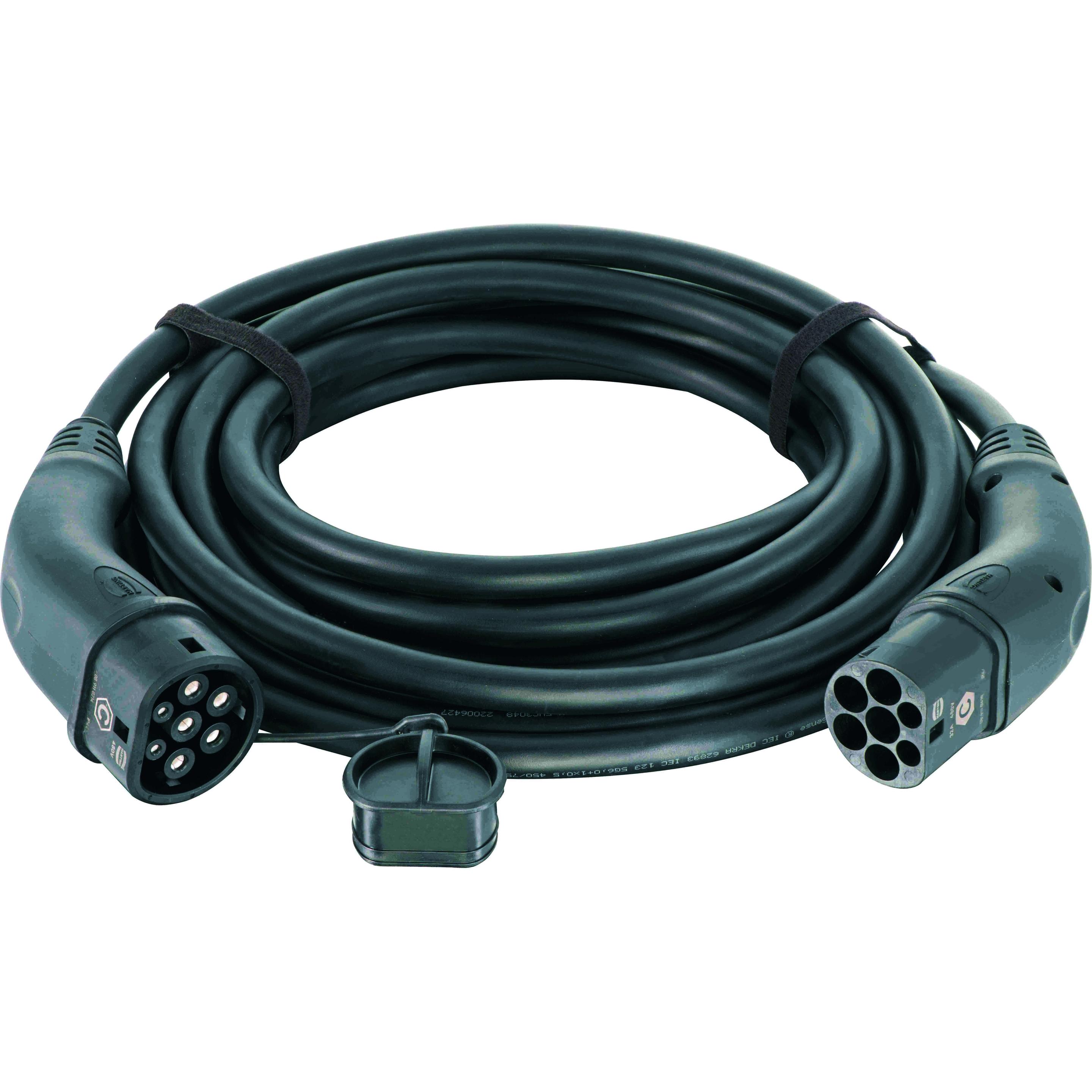 Harting, Cavo di ricarica per auto elettrica, Cavo di ricarica per auto elettriche (Tipo 2, 22 kW, 32 A, 2.50 m)
