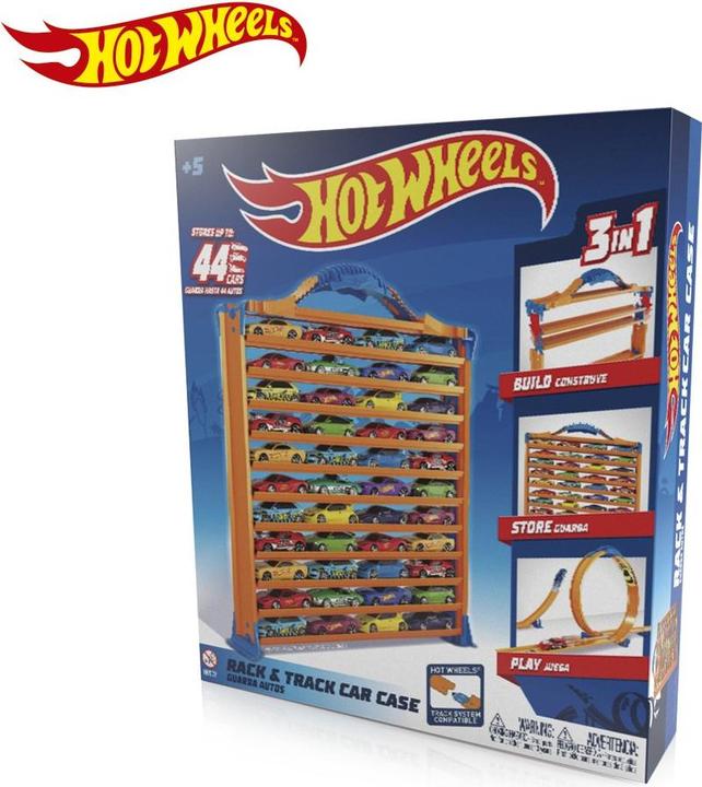 Produktbild Hot Wheels Parkhaus mit Fahrzeugen 30 x 27 x 6 cm Träger Fahrzeug