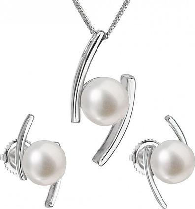 Produktbild Evolution Group Set of Silver Jewelry with Genuine Pearls Pavon 29039.1
