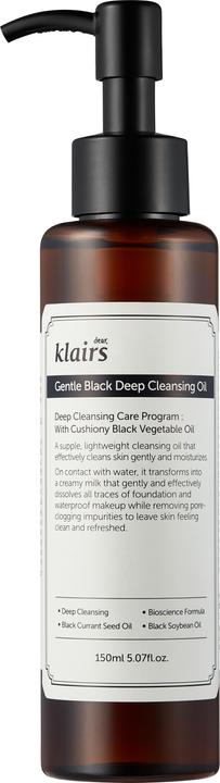 Produktbild Klairs Gentle Black (Öl, Make-Up Entferner, 150 ml)
