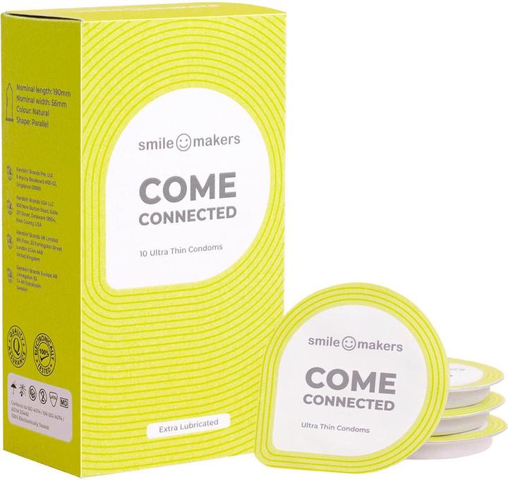 Produktbild Smile Makers Come Connected Condoms (10 Stk.)