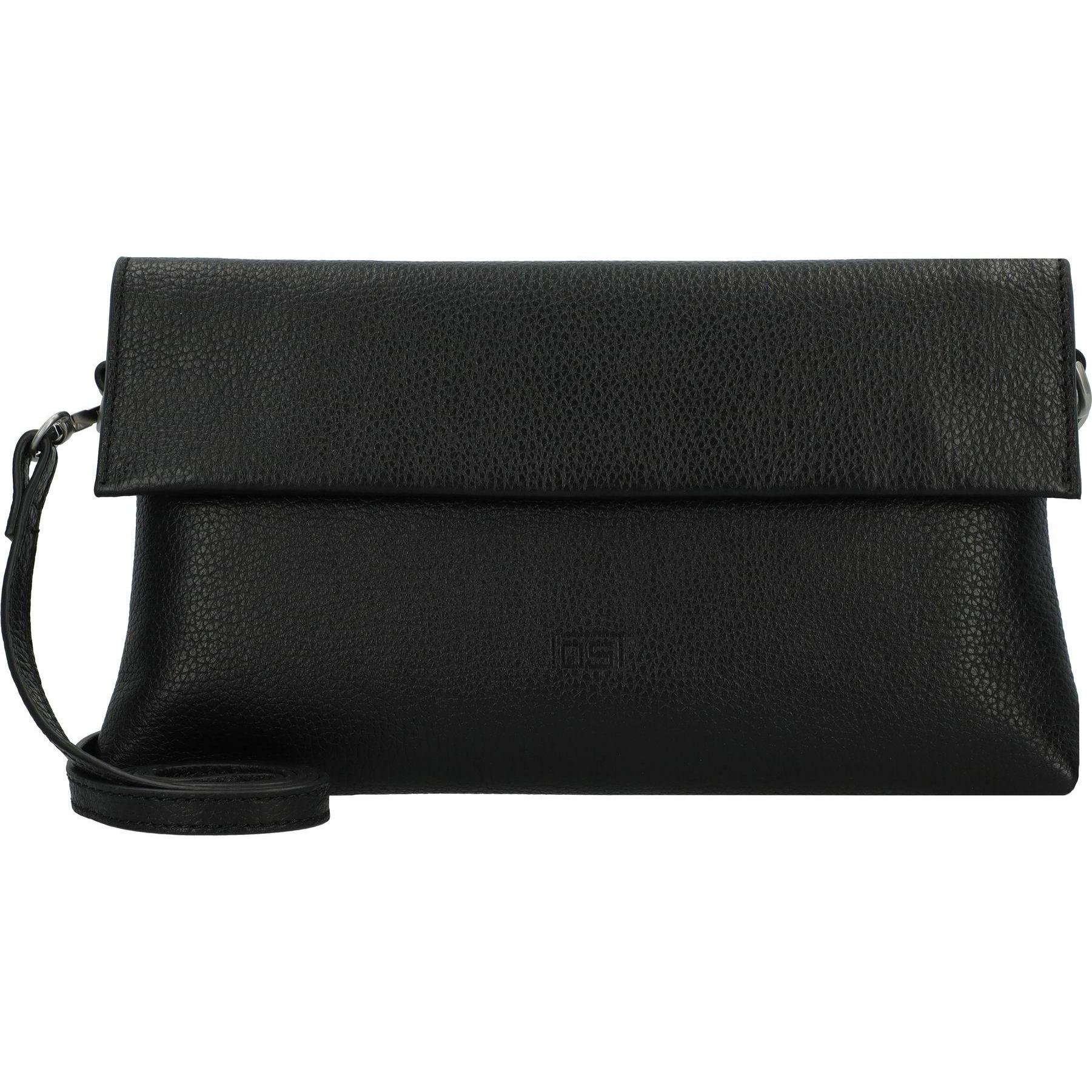 Jost, Handtasche, Vika Umhängetasche Leder 28 cm, Schwarz