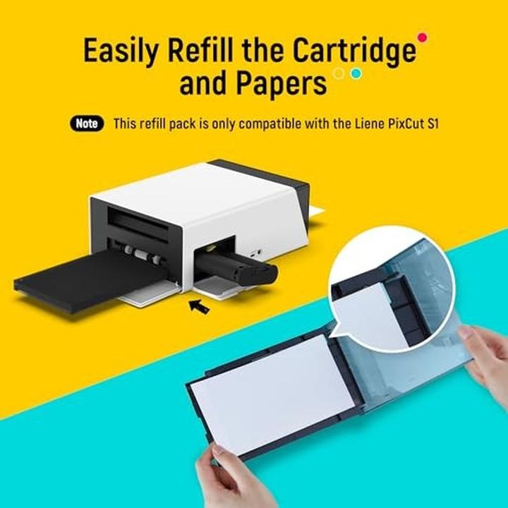 Actual product image Liene PR001-65009 Fotopapier 10 x 15 cm 1 Set (10 x 15 cm, 72 pcs.)