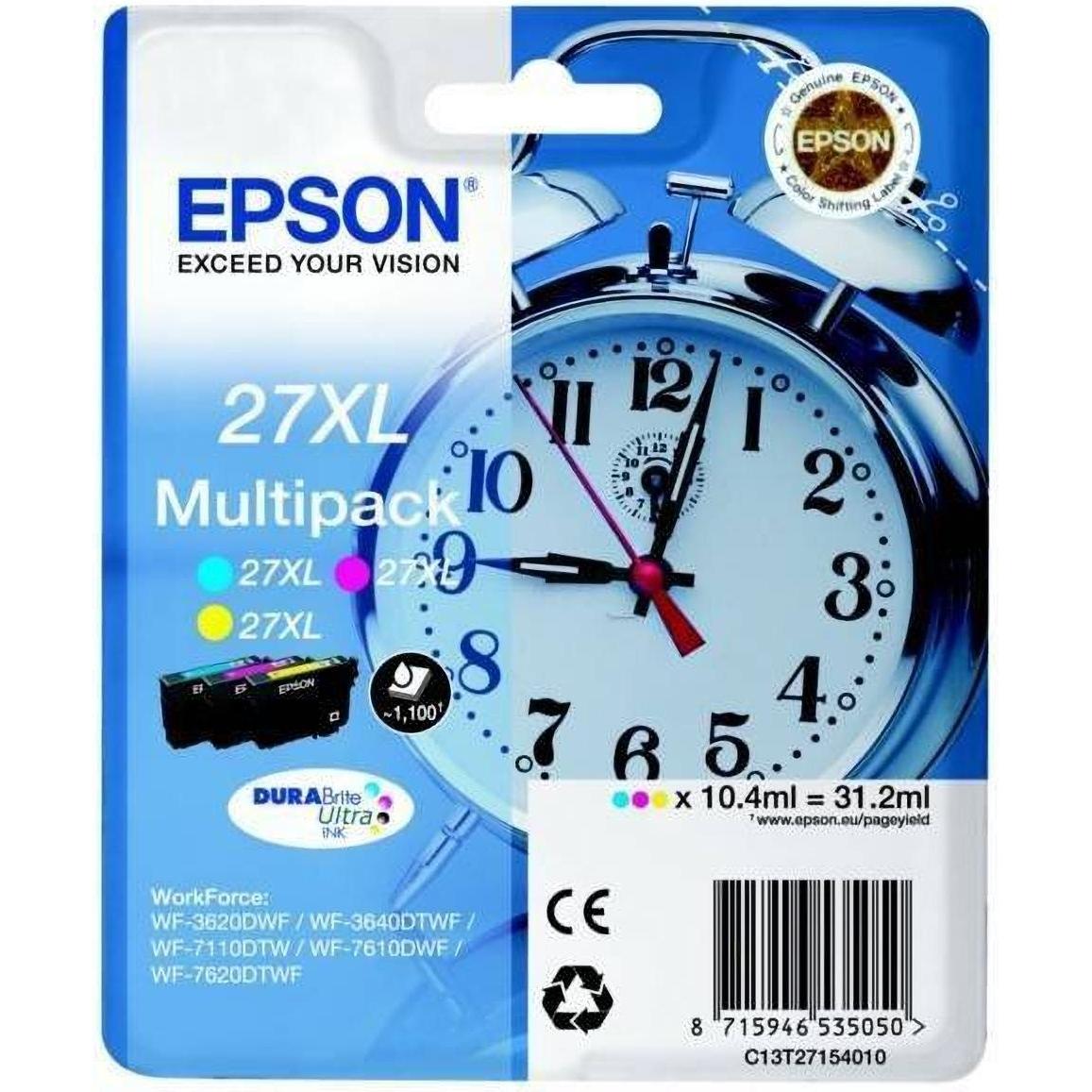 Thumbnail - Epson, Druckerpatrone, 27XL DuraBrite Ultra (M, C, Y)