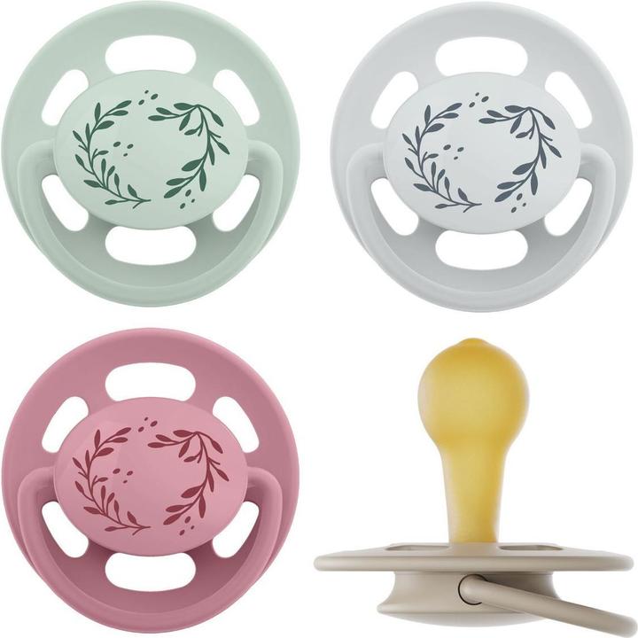 Produktbild NIP Schnuller Schnuller 4er Pack Cherry - Latex ab 6 M (4x, 6 - 36 Monate)