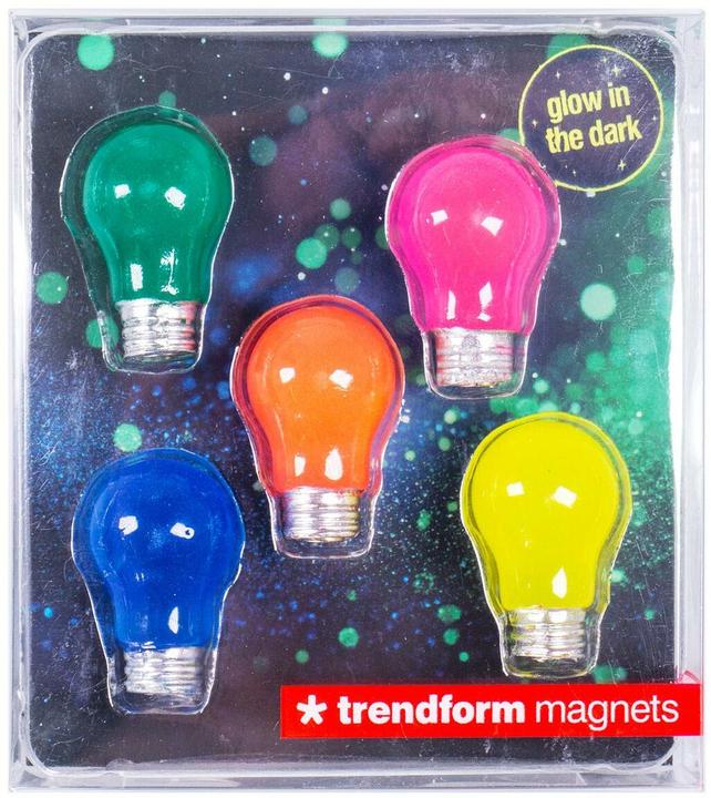Produktbild Trendform Magnete BULB GLOW IN THE DARK (5x)