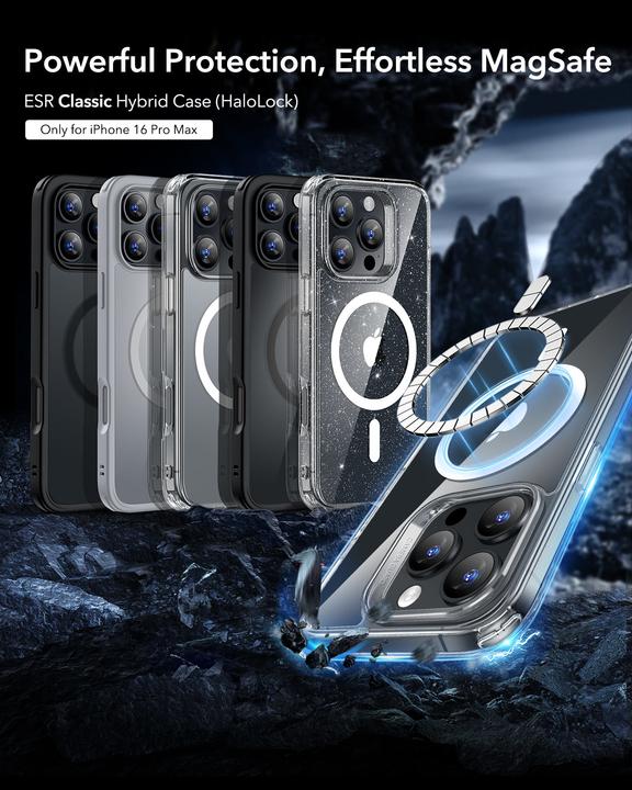 Produktbild ESR Classic Hybrid HaloLock Case (Apple iPhone 16 Pro Max)