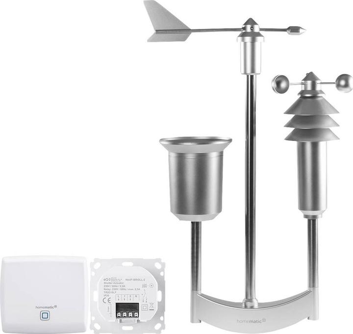 Produktbild Homematic IP Set AP + Wettersensor pro + Rollladenaktor