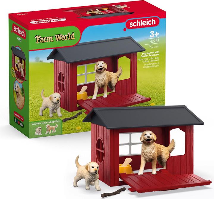 Immagine prodotto Schleich Cuccia per cani con golden retriever