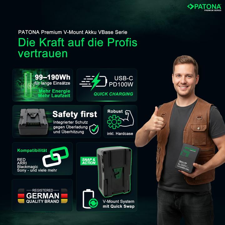 Produktbild Patona Premium VBase 99 (Kamera Akku)
