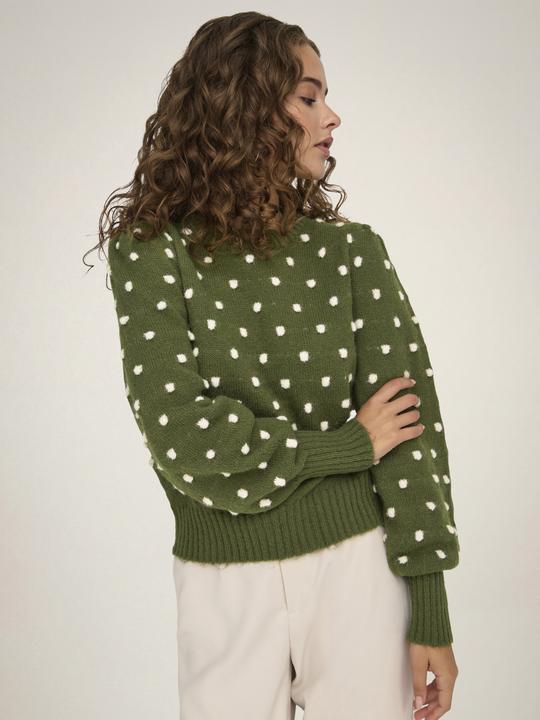 Produktbild JdY Normal geschnitten Hoch geschlossen Lange Bündchen Puffärmel Pullover Strickpullover (XL)