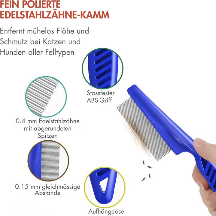 Produktbild Suba Flohkamm Set (Katze)