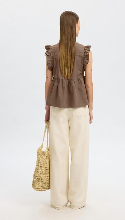 Actual product image Selected Femme Ruched top (36)