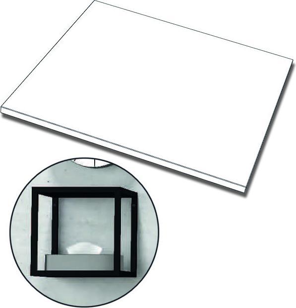 EBB Glass shelf Shelving system ONE