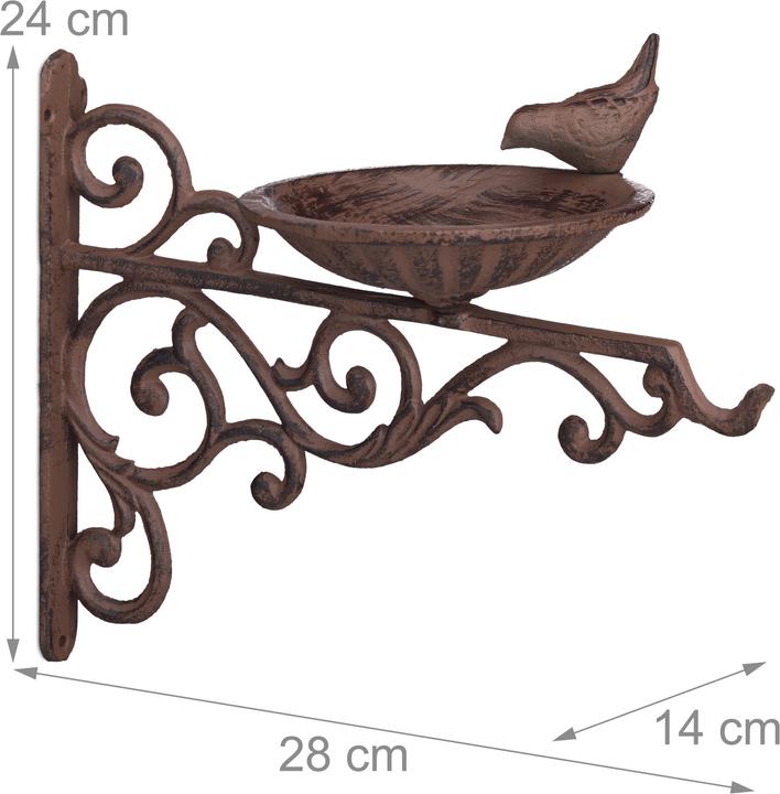 Image du produit Relaxdays Vogeltränke