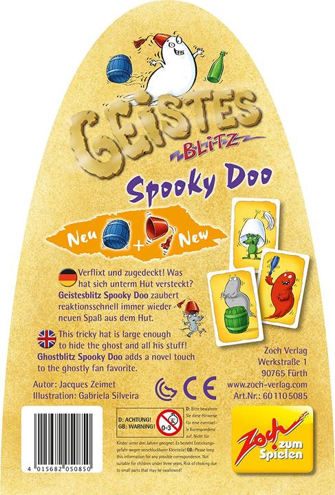 Produktbild Zoch Geistesblitz spooky Doo (Deutsch, Französisch, 2 - 8 Spieler)