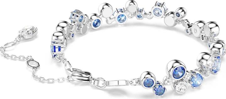 Actual product image Swarovski Constella Armband Verschiedene Schliffe Blau Rhodiniert (20 cm, Swarovski Metal)