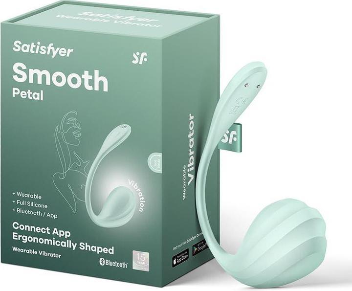 Produktbild Satisfyer Smooth Petal G-Point Stimulator Wassergrün Kostenlose App