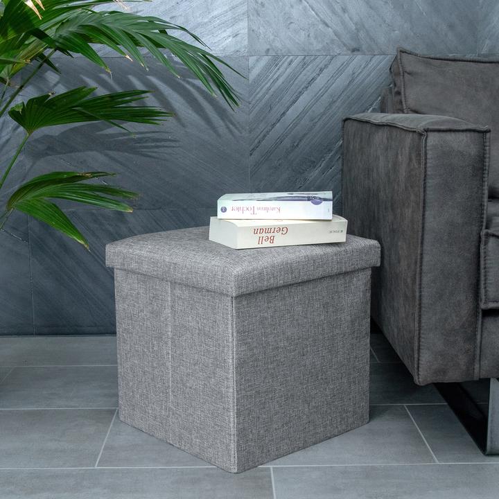 Image du produit Intirilife Cube d'assise ALASKA GRAU