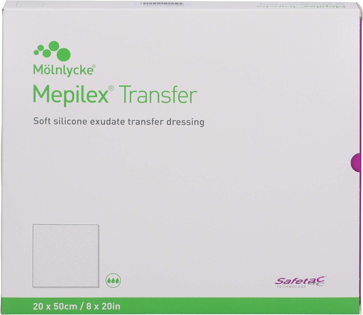 Produktbild Mepilex Transfer Safetac Wundauflage à 20 x 50cm (4 x)