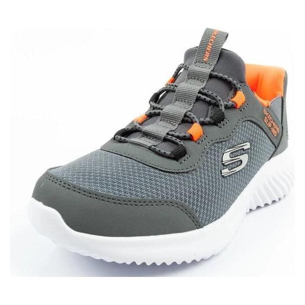 Skechers, Jongens, Sneakers, Bounder Slip-ins Jugend-Sportschuhe Für Kinder, Grau, Grijs, (30)