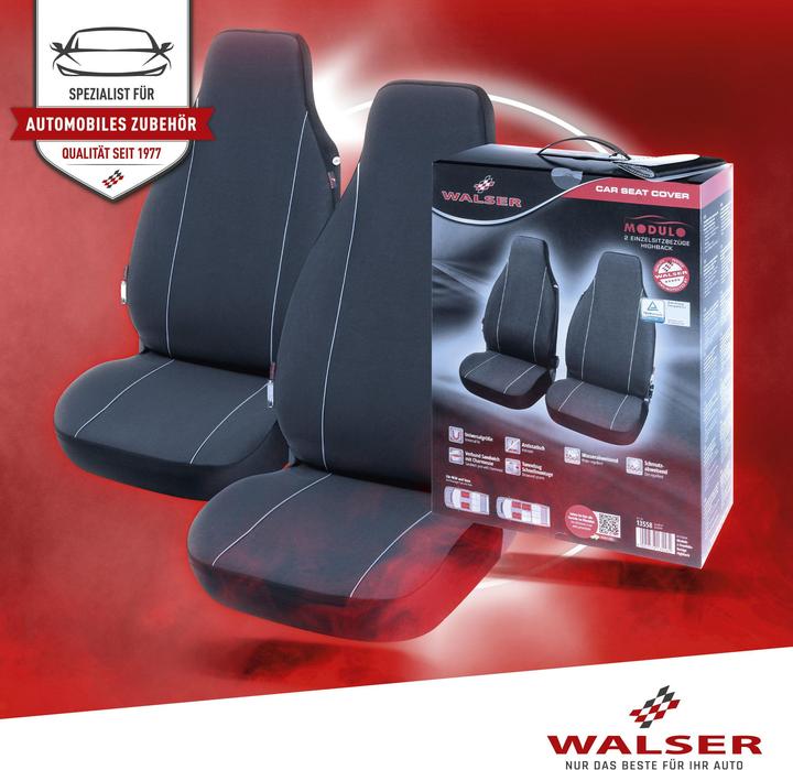 Produktbild Walser Auto-Sitzbezug Modulo 2 Vordersitzbezüge Universal Schonbezüge für Highbacksitze
