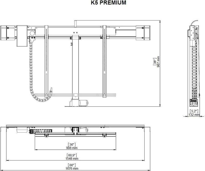 Actual product image DSS TV Lift Premium 5 (Universal, 66", 70 kg)
