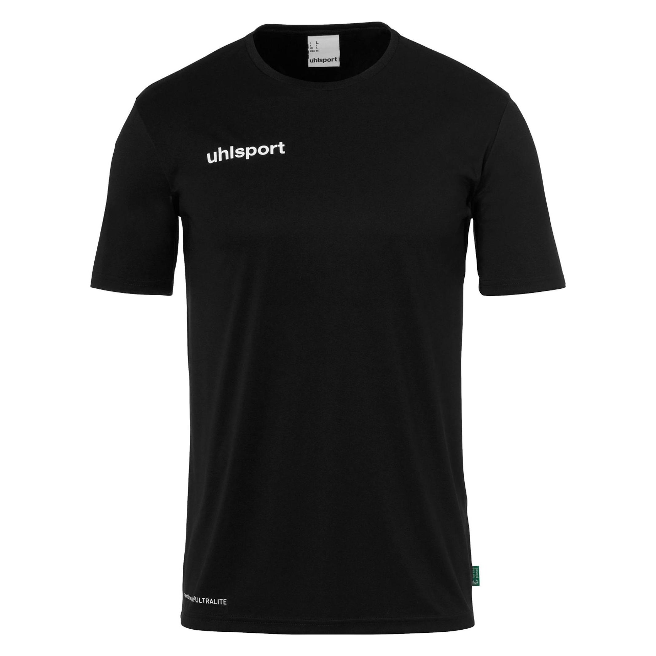 Uhlsport, Damen, Sportshirt, Trainings-T-Shirt Essential Functional (M), Schwarz, M