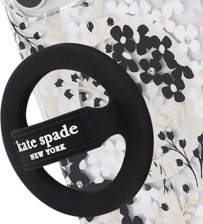 Image du produit Kate Spade Magnetischer Schlaufengriff – MagSafe Fingergriff (Schwarz)