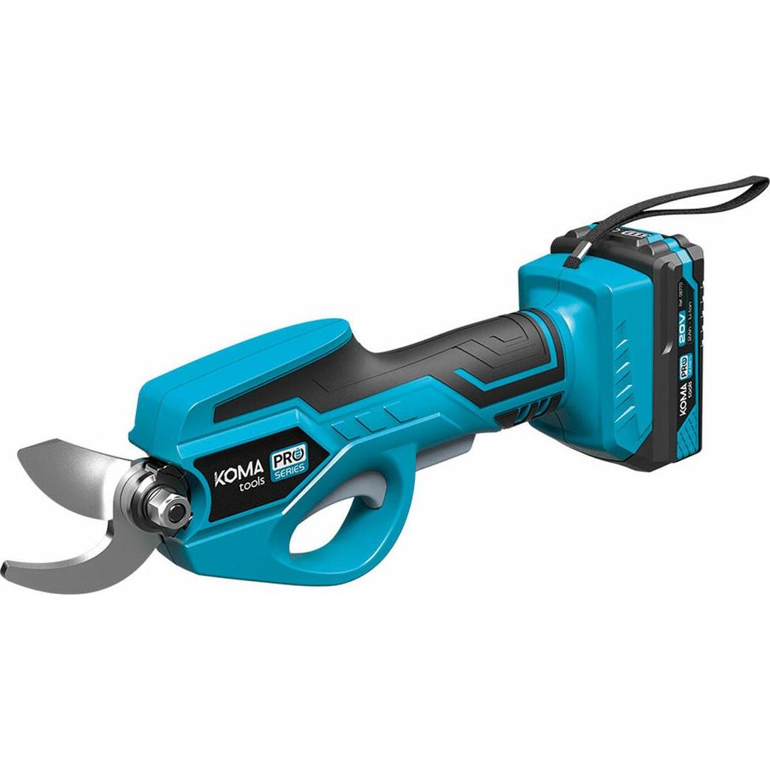 Koma Tools, Cesoia da giardinaggio, 20 v pruning shears kit with battery and charger