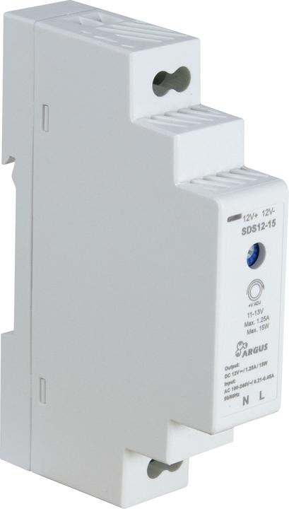 Immagine prodotto Intertech INTER-TECH SDN 12-15 Alimentatore per guida DIN Tensione di uscita 12V Potenza 15W