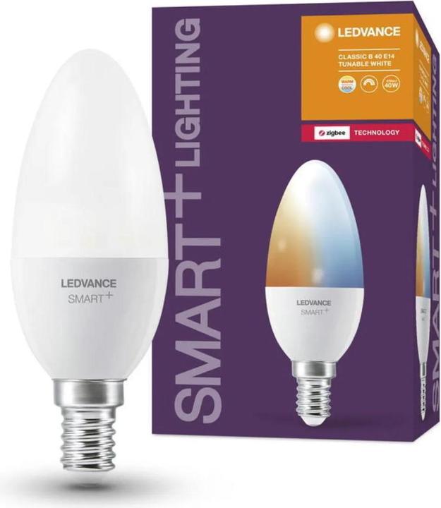 Produktbild Ledvance Smart+ Candle Tunable White Zigbee (E14, 470 lm, 1x)