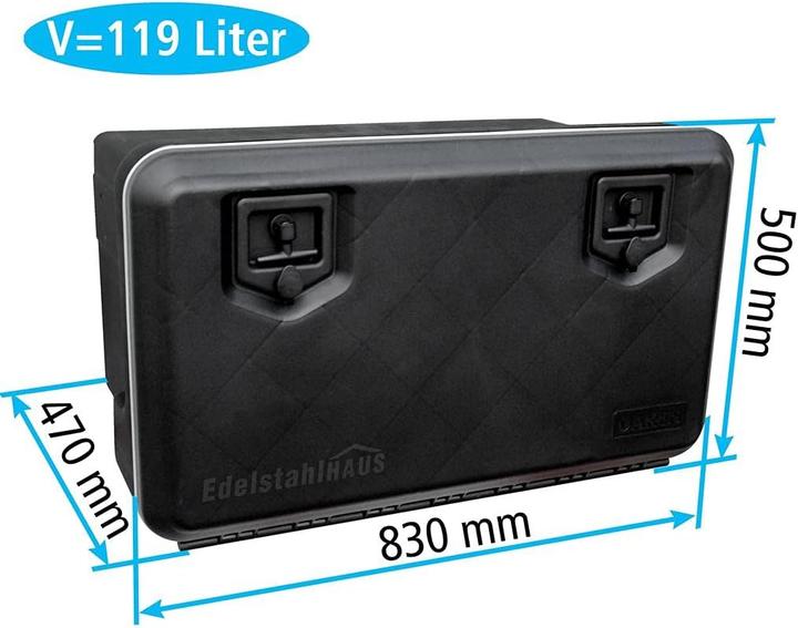 Actual product image Daken Truck storage box 119l