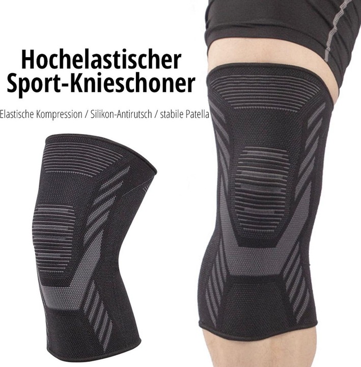 Actual product image König Design Knee Support Knee Brace 3D Knee Pad Compression Osteoarthritis Knee Pain Sport (L)