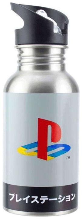 Actual product image Paladone Products Bottiglia Ecologica Acciaio Playstation Heritage With Straw (0.48 l)