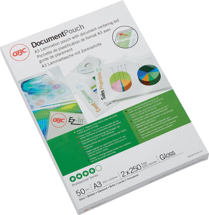 Immagine prodotto GBC foglio di laminazione (A3, 50 Pezzo/i, 250 µm)