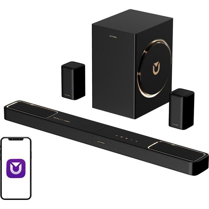 Ultimea Skywave F40 BOOM Soundbar (460 W, 5.1.2 Canale), Soundbar, Nero